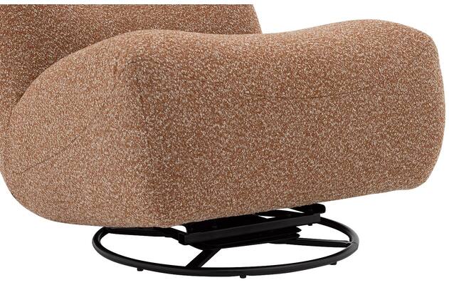 Goossens draaifauteuil ivy bruin stof - 8260344-goossens-ivy-fauteuil-stof-09