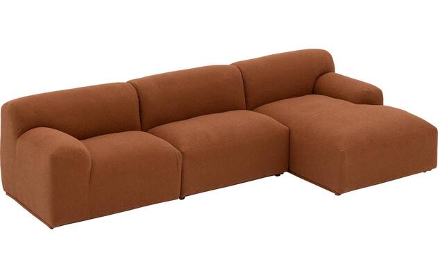 Goossens excellent loungebank sens bruin stof - 8260371-gespiegeld-06