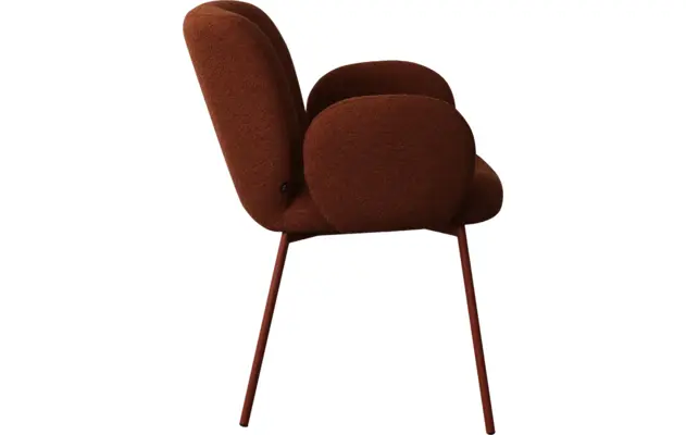 Goossens basic eetkamerstoel eller bruin stof - 8260661-goossens-basic-eller-eetkamerstoel-stof-bruin-04