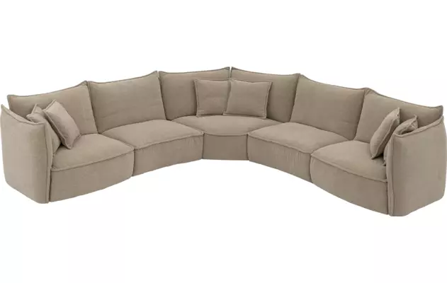 Goossens hoekbank tess bruin stof - 8260736-goossens-tess-bank-stof-bruin-10