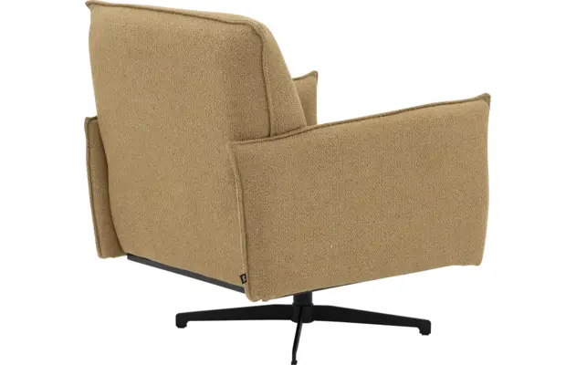 Goossens basic draaifauteuil lygo bruin stof - 8261072-goossens-basic-lygo-fauteuil-stof-20