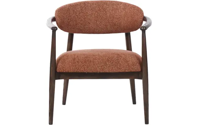 Goossens fauteuil diede rood stof - 8261147-goossens-diede-fauteuil-stof-01