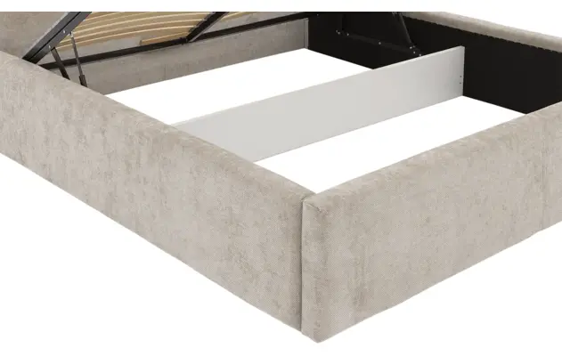 Goossens bedframe mysen storage bruin stof - 8261999-goossens-mysen-storage-bedframe-stof-22