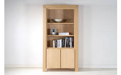 Goossens boekenkast clear blank eiken - 8130811-02