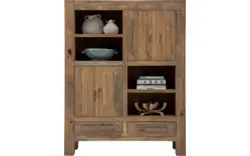 Goossens opbergkast roots grijs eiken - 8130682-02
