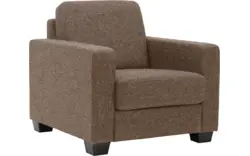 Goossens fauteuil n joy divana bruin stof - 8140449-467-01