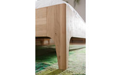 Goossens excellent bedframe curve onbewerkt eiken - 8196831-01