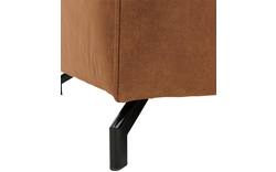 Goossens zitbank calvin bruin micro leer - 8171143-633-01