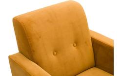 Goossens fauteuil hipp geel stof - 8171442-01