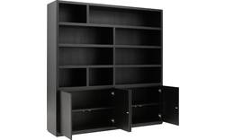 Goossens buffetkast barcelona zwart eiken - 8171447-01