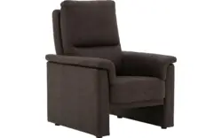 Goossens fauteuil pim bruin micro leer - 8180569-01