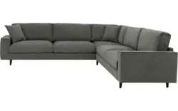 Goossens hoekbank jonas grijs stof - 8181093-1456-10