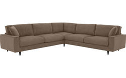 Goossens hoekbank jonas grijs stof - 8181093-1458-02