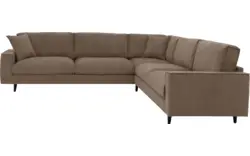 Goossens hoekbank jonas grijs stof - 8181093-1458-10