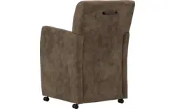 Goossens eetkamerstoel alex bruin microvezel - 8181157-02