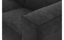 Goossens loungebank calvin grijs micro leer - 8181170-634-01-gespiegeld