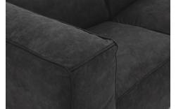 Goossens loungebank calvin grijs micro leer - 8181170-634-01