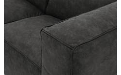 Goossens loungebank calvin grijs micro leer - 8181170-635-01-gespiegeld