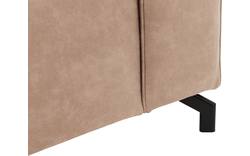 Goossens loungebank calvin beige micro leer - 8181170-637-01-gespiegeld