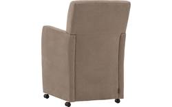 Goossens eetkamerstoel oliver bruin stof - 8181412-02