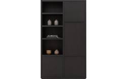 Goossens opbergkast barcelona zwart eiken - 8181418-05
