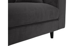 Goossens hoekbank jonas grijs stof - 8181633-1456-01-gespiegeld