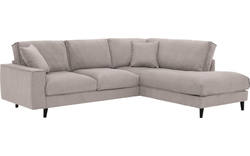 Goossens hoekbank jonas beige stof - 8181633-1459-04