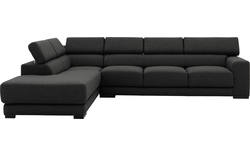 Goossens hoekbank nora grijs stof - 8190040-204-01