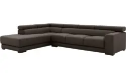 Goossens hoekbank nora bruin stof - 8190040-213-01