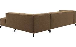 Goossens hoekbank calvin groen micro leer - 8190066-626-01-gespiegeld