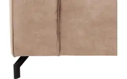 Goossens hoekbank calvin beige micro leer - 8190066-637-01-gespiegeld