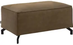 Goossens hocker calvin groen micro leer - 8190107-626-01