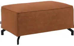 Goossens hocker calvin bruin micro leer - 8190107-633-01