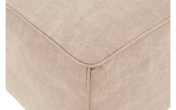 Goossens hocker calvin beige micro leer - 8190107-637-01