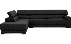 Goossens hoekbank nora grijs stof - 8190123-204-01-gespiegeld