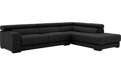 Goossens hoekbank nora grijs stof - 8190123-204-01
