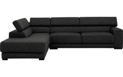 Goossens hoekbank nora grijs stof - 8190123-205-01-gespiegeld