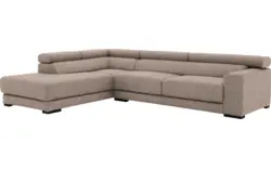Goossens hoekbank nora beige stof - 8190123-209-01-gespiegeld