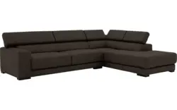 Goossens hoekbank nora bruin stof - 8190123-213-01