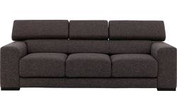 Goossens zitbank nora bruin stof - 8190126-01