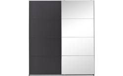 Goossens basic kledingkast miami grijs hoogwaardig meubelplaat - 8190255-02-2