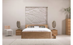 Goossens bedframe bibi onbewerkt eiken - 8201295-01