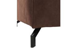 Goossens zitbank calvin bruin micro leer - 8190314-631-01