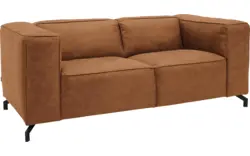 Goossens zitbank calvin bruin micro leer - 8190314-633-01