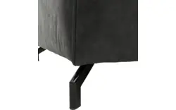 Goossens zitbank calvin grijs micro leer - 8190315-635-01