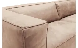 Goossens zitbank calvin beige micro leer - 8190315-637-01