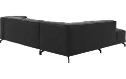 Goossens hoekbank calvin grijs micro leer - 8190317-634-01