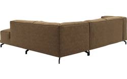 Goossens hoekbank calvin groen micro leer - 8190320-626-01-gespiegeld