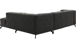 Goossens hoekbank calvin grijs micro leer - 8190320-635-01-gespiegeld