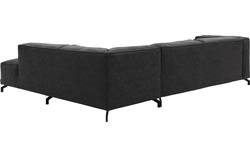 Goossens hoekbank calvin grijs micro leer - 8190321-634-01-gespiegeld